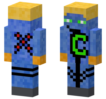 Blue Tech Suit Minecraft skin