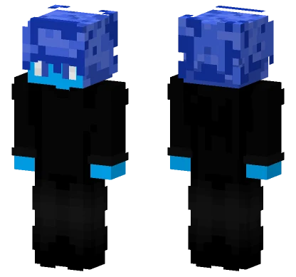 Blue Tech Suit Minecraft skin