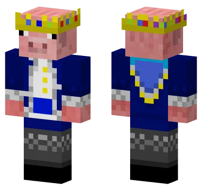 Blue Technoblade Minecraft skin