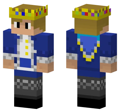 Blue Technoblade Me Minecraft skin
