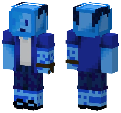 Blue Tidal Wave Minecraft skin