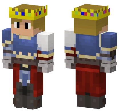 Blue Train Conductor Minecraft skin