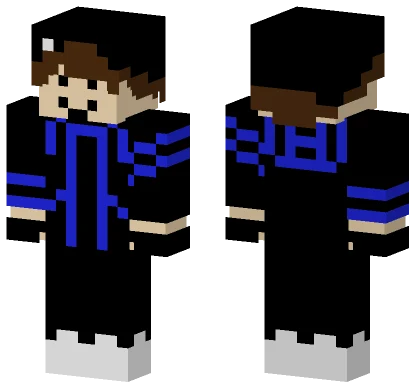Blue Trimmed Outfit Minecraft skin