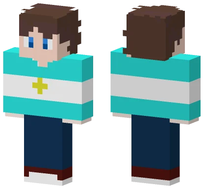 Blue Uniform Boy Minecraft skin