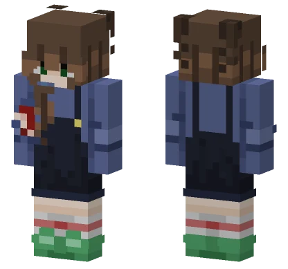 Blue Uniform Girl Minecraft skin
