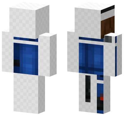 Blue Uniform Officer Minecraft skin