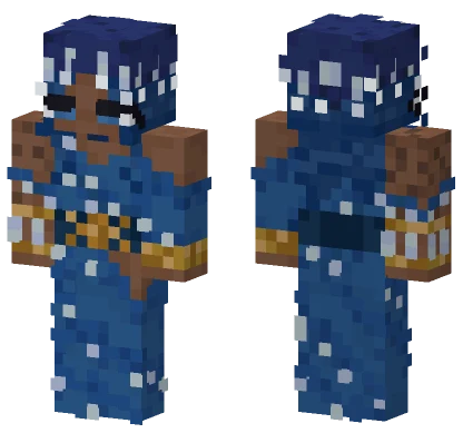 Blue Uniform Officer Minecraft skin
