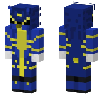 Blue Uniform Skin Minecraft skin