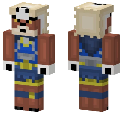 Blue Uniform Soldier Minecraft skin