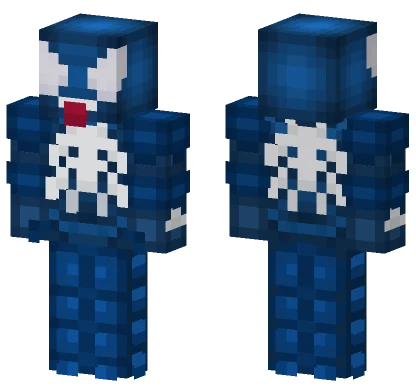 Blue Venom Suit Minecraft skin