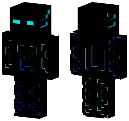 Blue Vibes Minecraft skin