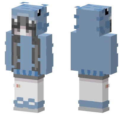 Blue Walrus Creature Minecraft skin