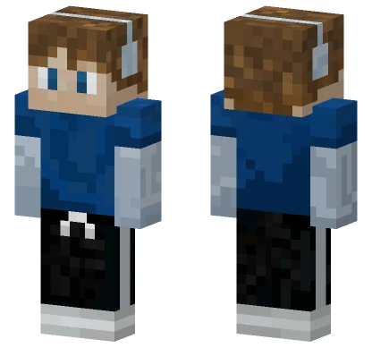Blue Whale Outfit Minecraft skin