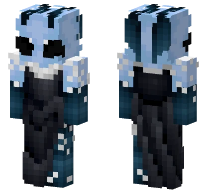 Blue Winter Hoodie Minecraft skin