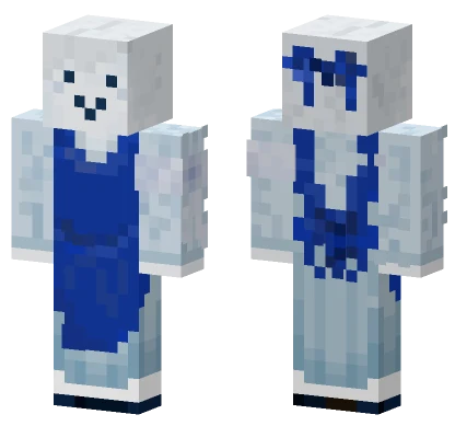Blue Winter Outfit Minecraft skin