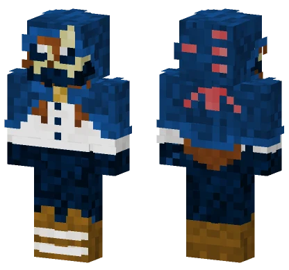 Blue Winter Outfit Minecraft skin