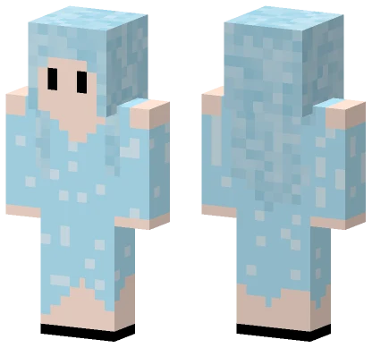 Blue Winter Outfit Minecraft skin