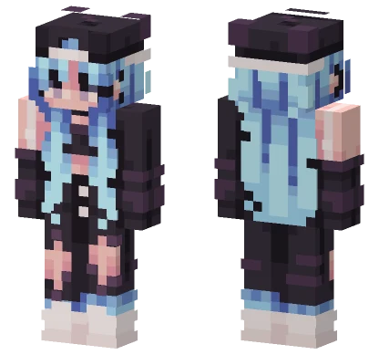 Blue Witch Outfit Minecraft skin
