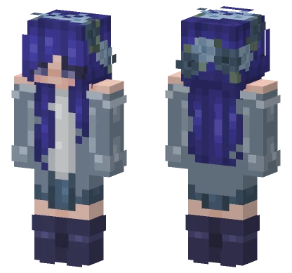 Blueberries Girl Minecraft skin