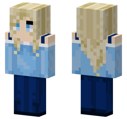 Bluedevil Girl Minecraft skin