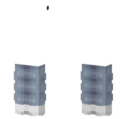 Blueish Gray Jeans White Shoes Minecraft skin