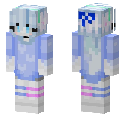 Blueper The Fox Minecraft skin
