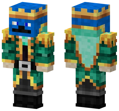 Blueskull King Minecraft skin
