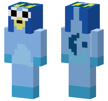 Bluey Minecraft skin