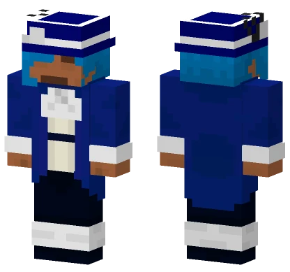 Blueztria Blue Suit Minecraft skin