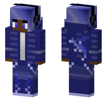 Blye Dragon Minecraft skin