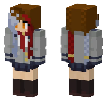 Bnha Todoroki Themed Skin Minecraft skin