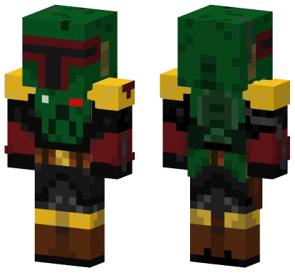 Boba Fett Minecraft skin