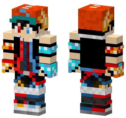 Boboiboy Frostfire Minecraft skin