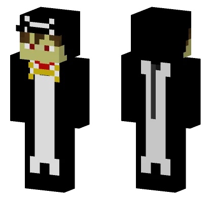 Bone Onesie Boy Minecraft skin
