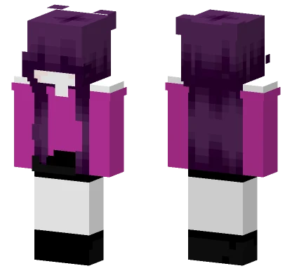 Bonnie Karpov Girl In Pink Sweater Minecraft skin