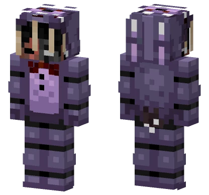 Bonnie the Bunny Suit Minecraft skin