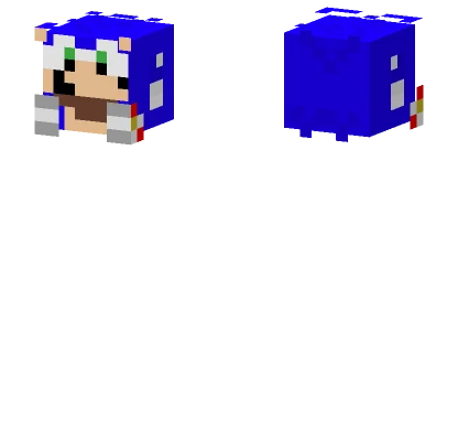 Boom Sonic Plushie Minecraft skin