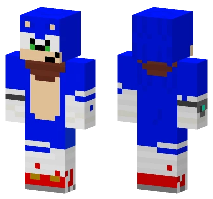 Boom Sonic V2 Minecraft skin