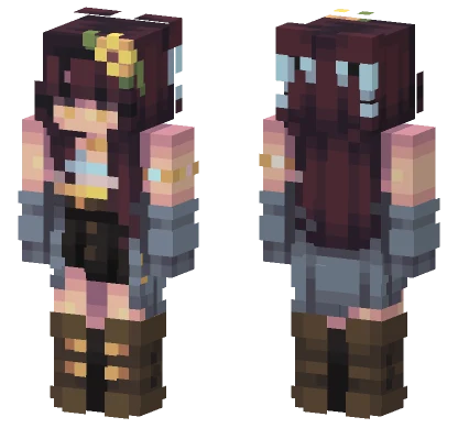 Boots Summer Persona Minecraft skin