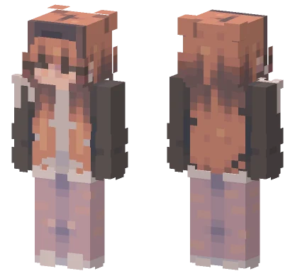 Bored Girl Minecraft skin