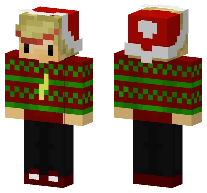 Borgle Christmas Remastered Minecraft skin