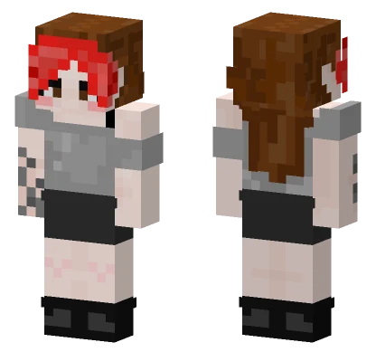 Boring Girl Minecraft skin