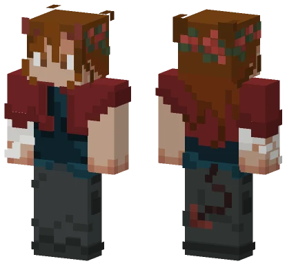 Bound By Fate SMP Island Red Minecraft skin