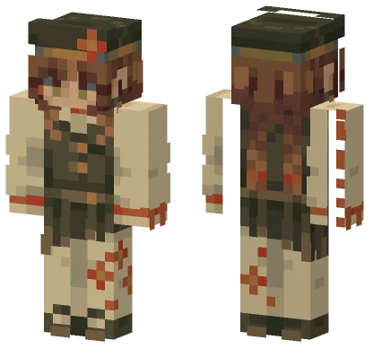 Bouquet Girl Minecraft skin