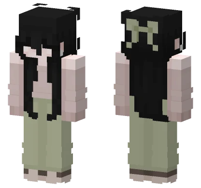 Bow Beige Minecraft skin