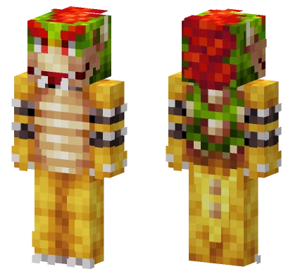 Bowser Minecraft skin