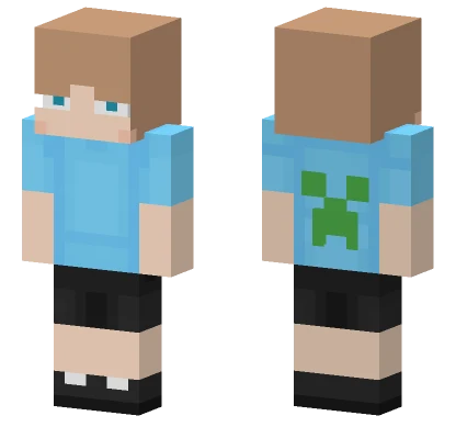 Boy Following Eyes Minecraft skin