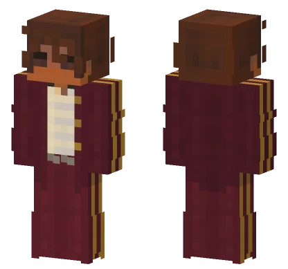 Boy In Fancy Red Outfit Minecraft skin