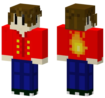 Boy Of Fire Minecraft skin