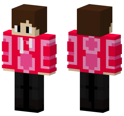 Boy With Red Jacket Minecraft skin